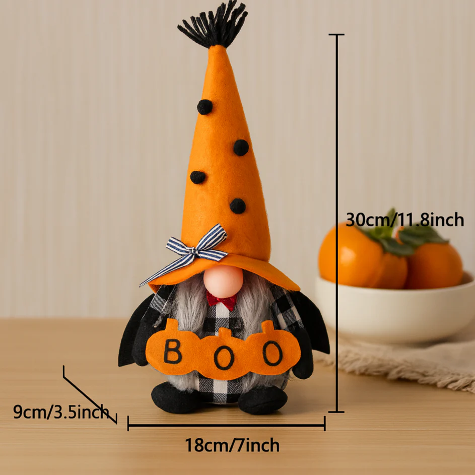 Crawlwick | Halloween-Zwerg- & Kürbis-Banner-Set aus Polyester - Image 3