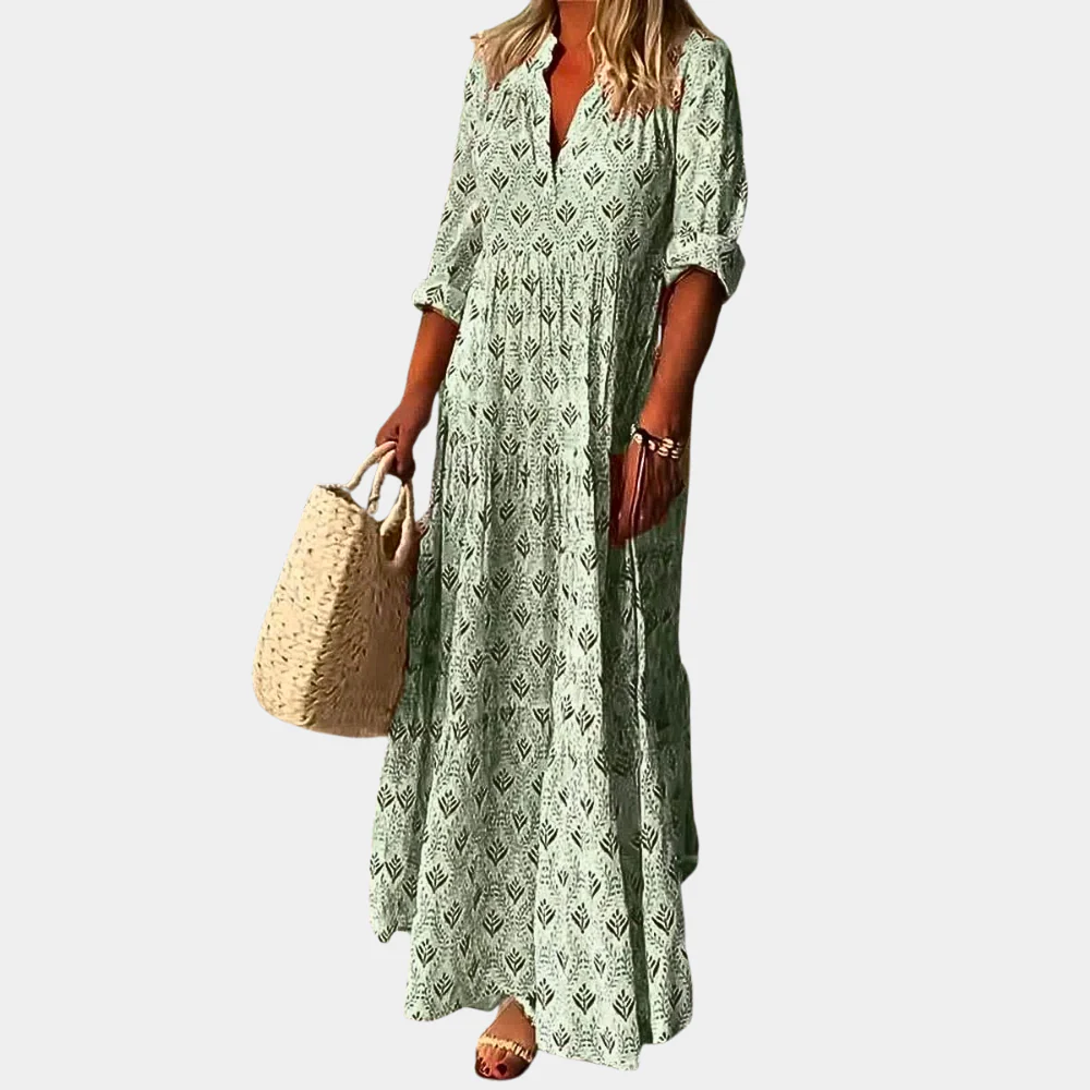 Cristina | Elegantes und bequemes fließendes Kleid für Frauen - Image 3