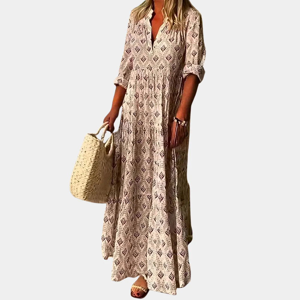 Cristina | Elegantes und bequemes fließendes Kleid für Frauen - Image 4