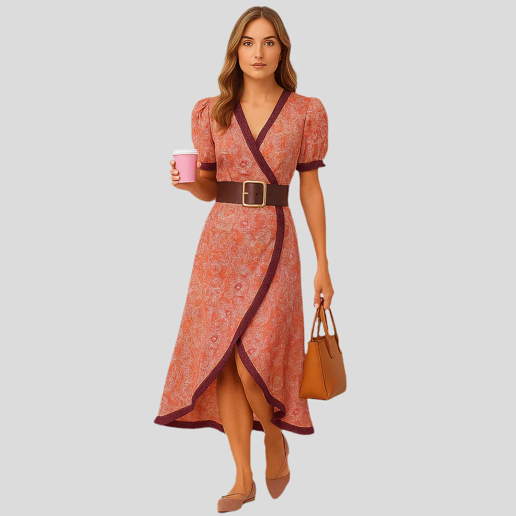 Cristy Romantisches Pink Maxikleid – Elegantes, fließendes Kleid für besondere Anlässe - Image 2