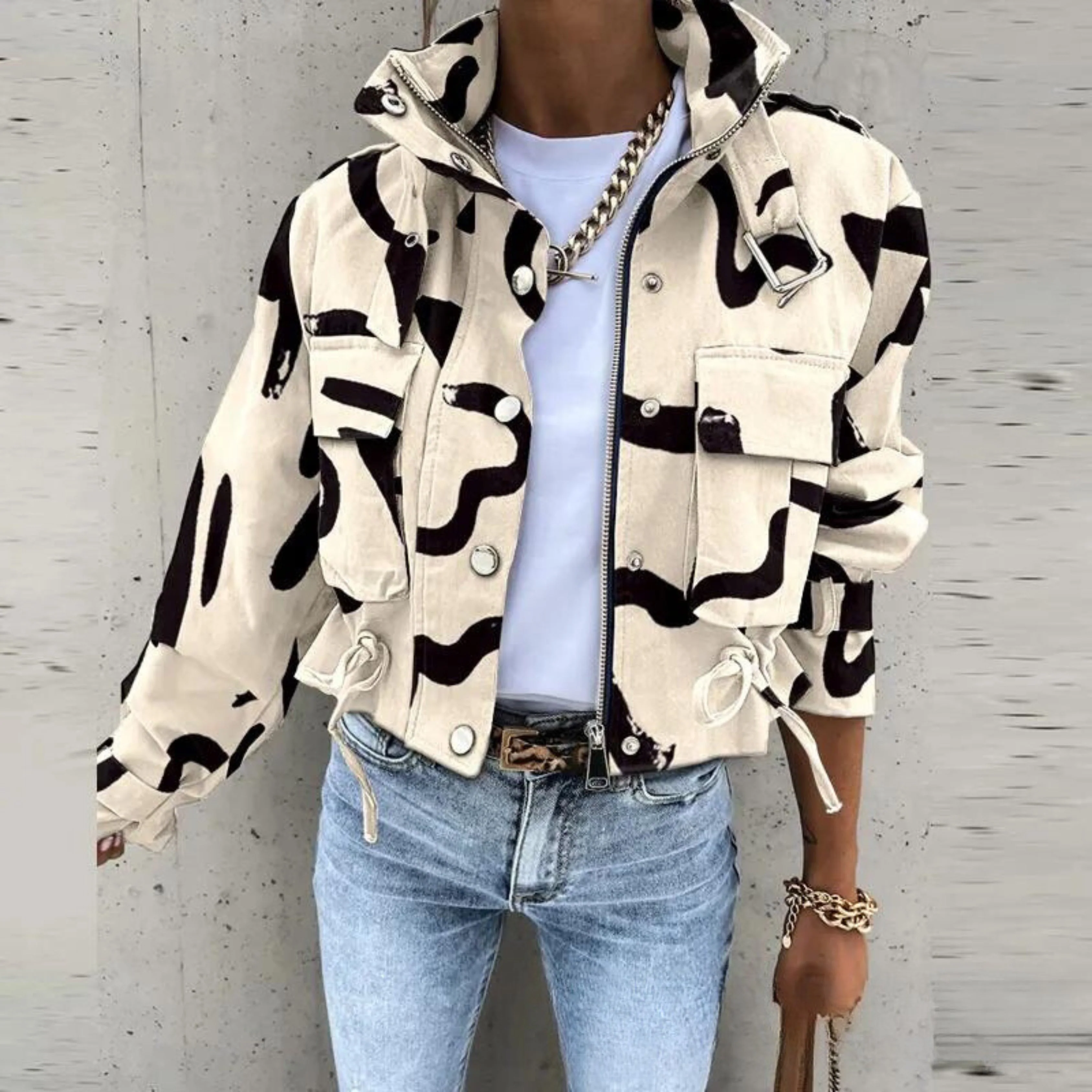 Crop Top Jacke für Damen - Image 4