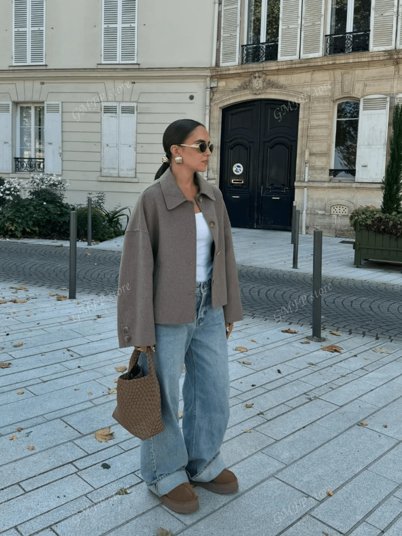 Cropped Wolljacke mit Knopfleiste – Zeitlos, Parisian & Herbstready - Image 19