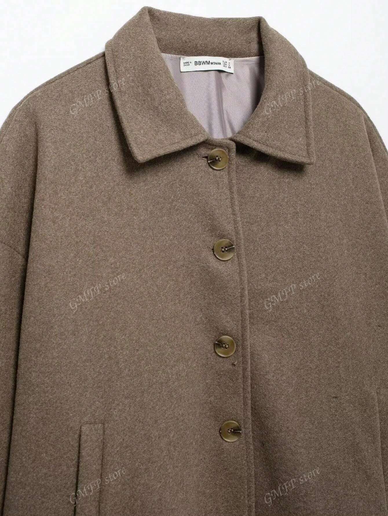 Cropped Wolljacke mit Knopfleiste – Zeitlos, Parisian & Herbstready - Image 4