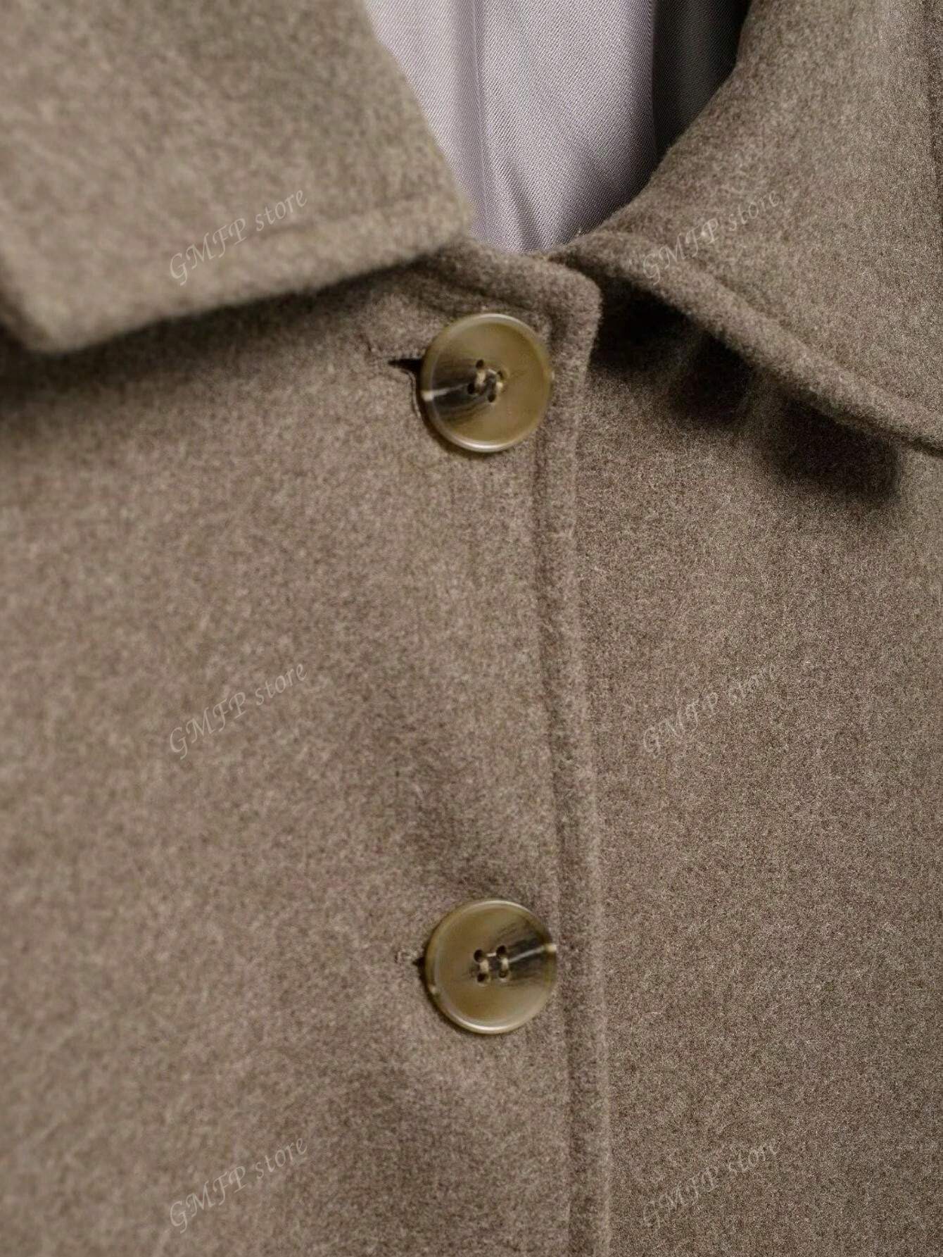 Cropped Wolljacke mit Knopfleiste – Zeitlos, Parisian & Herbstready - Image 7