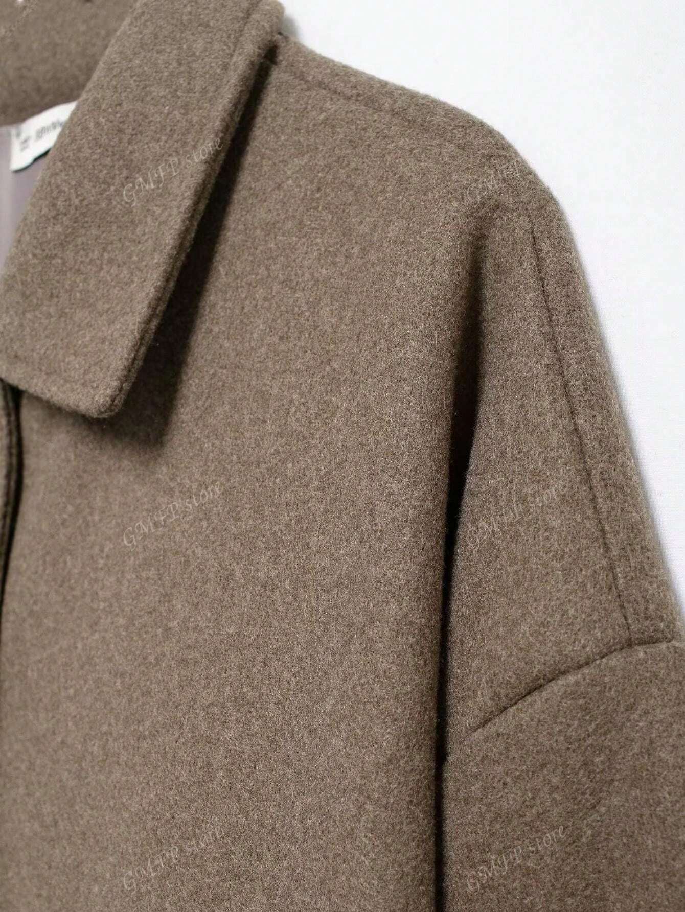 Cropped Wolljacke mit Knopfleiste – Zeitlos, Parisian & Herbstready - Image 8