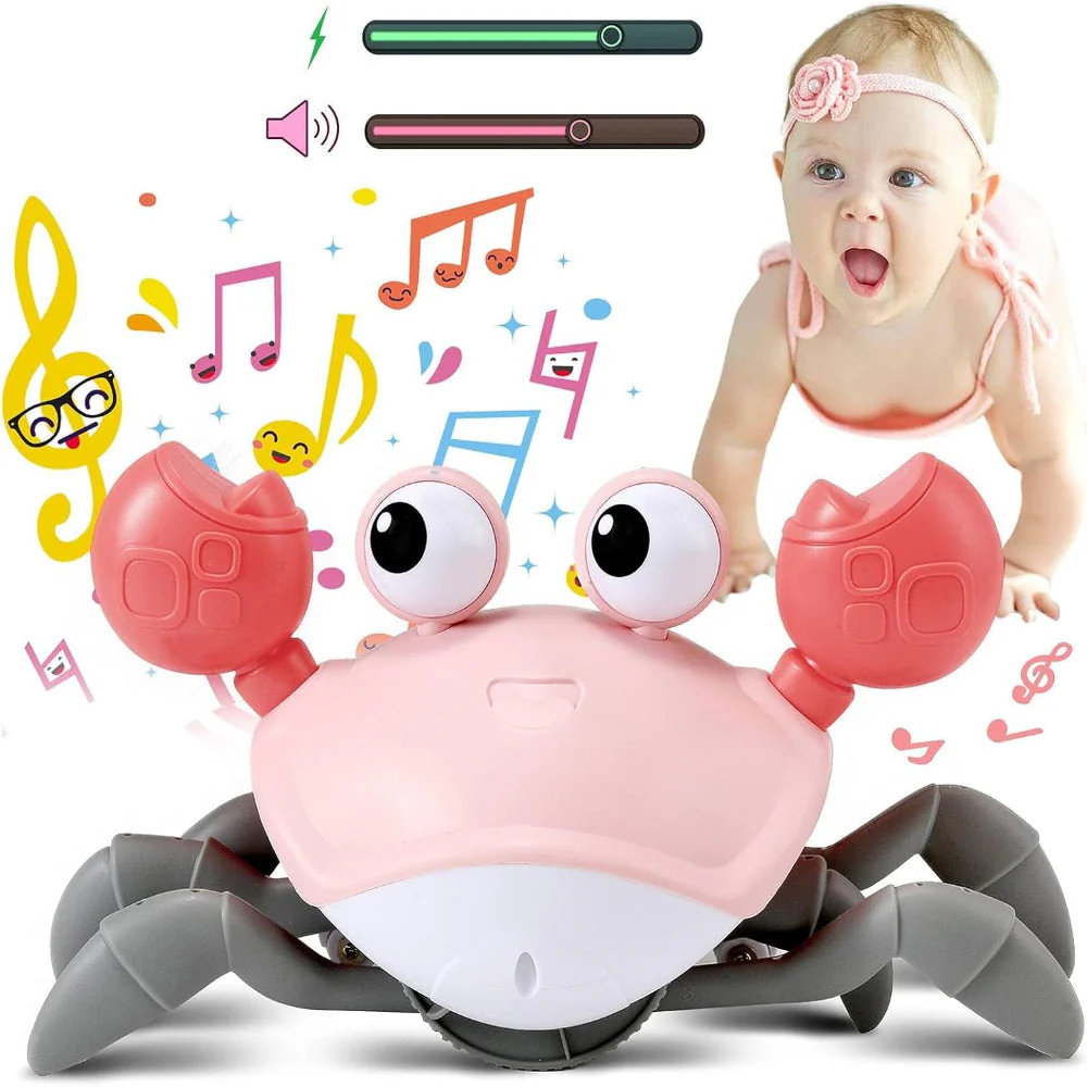 CrustaceanJoy | Krabbenbaby-Spielzeug mit Musik und bunten Lichtern - Image 3