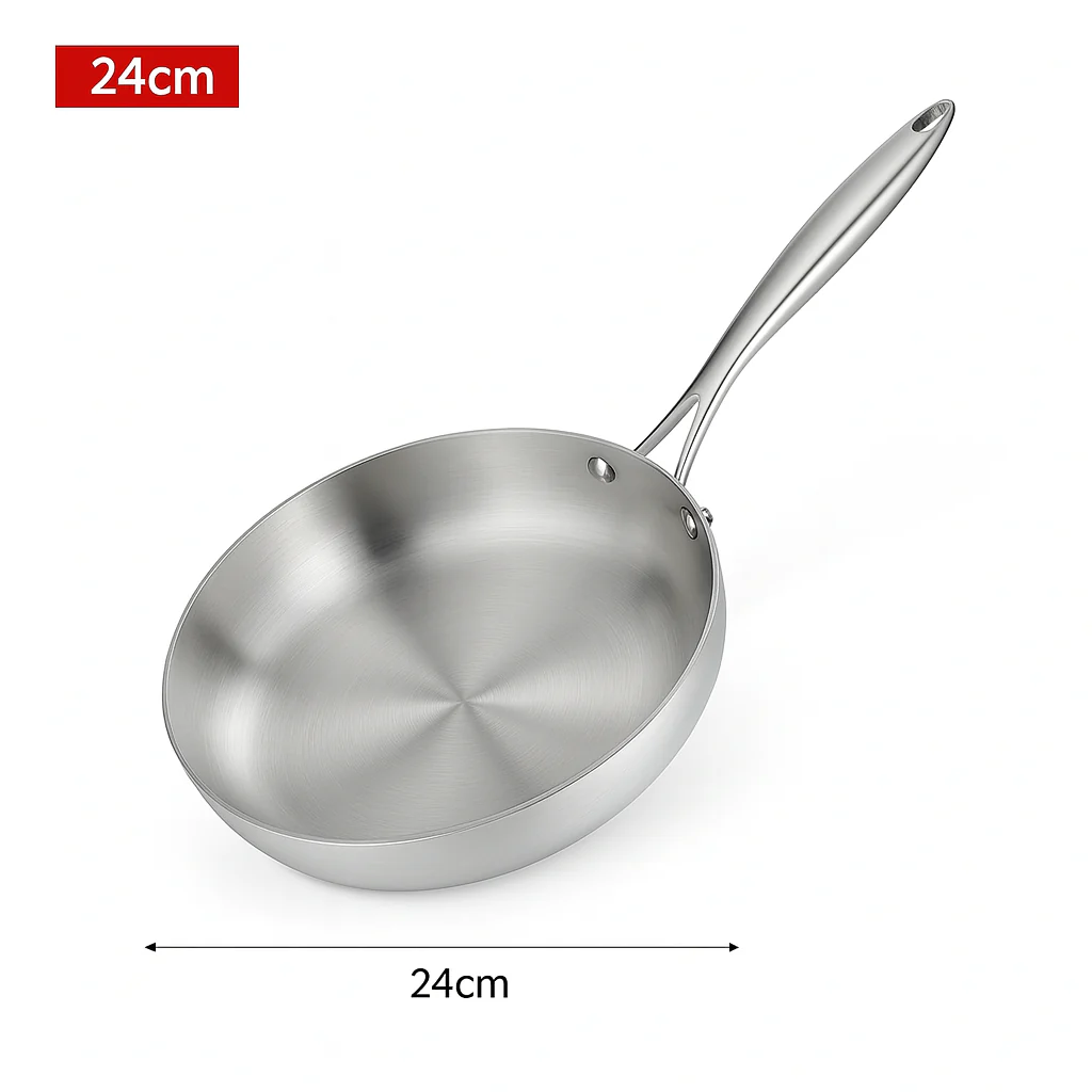 Cuisaro | Edelstahl-Bratpfanne für Induktion und Gas - Image 3