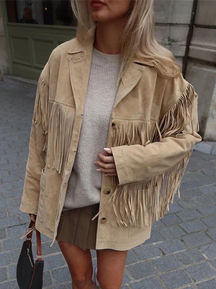 Dakota | Wildleder-Fransenjacke – Boho-Chic trifft auf Western-Style - Image 4
