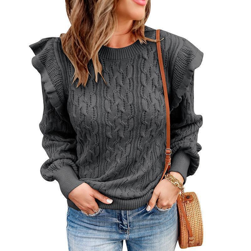 DAME LOCKERER LANGÄRMELIGER PULLOVER | BEQUEM UND STILVOLL - Image 2