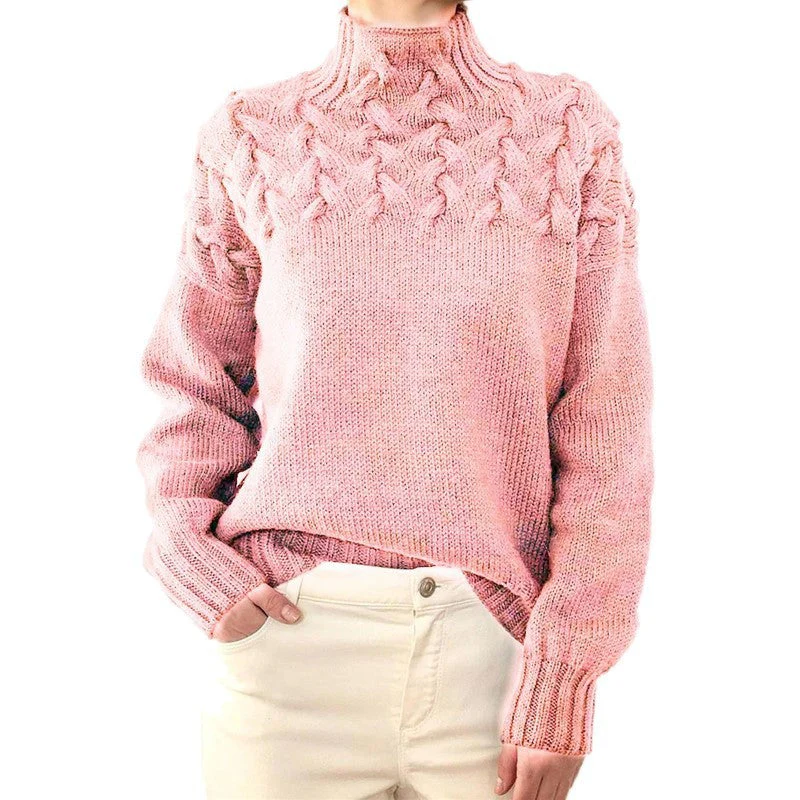 DAME PULLOVER MIT HOHEM KRAGEN | ELEGANTER KOMFORT STIL - Image 8