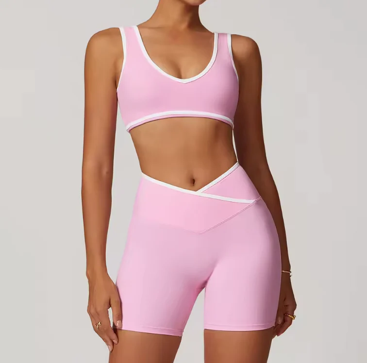 Damen 2-teiliges Yoga- & Pilates-Set – Nahtloses Trainingsoutfit mit Leggings & Oberteil - Image 3