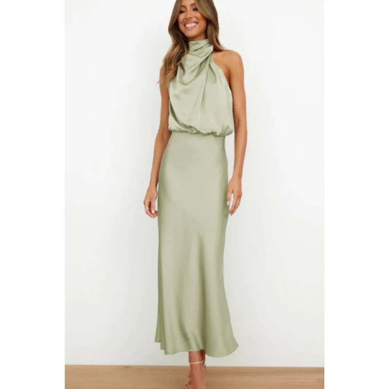 Damen-Abendkleid mit Neckholder-Ausschnitt | Midi-Länge - Image 7