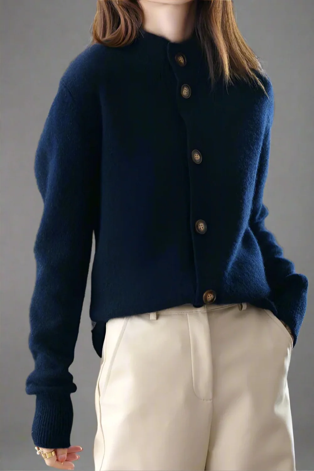 Damen anspruchsvoller gemütlicher Cardigan | Warmer - Image 11