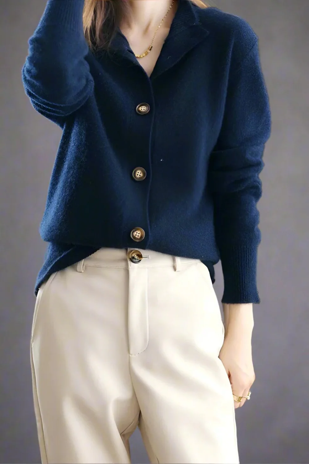 Damen anspruchsvoller gemütlicher Cardigan | Warmer - Image 6