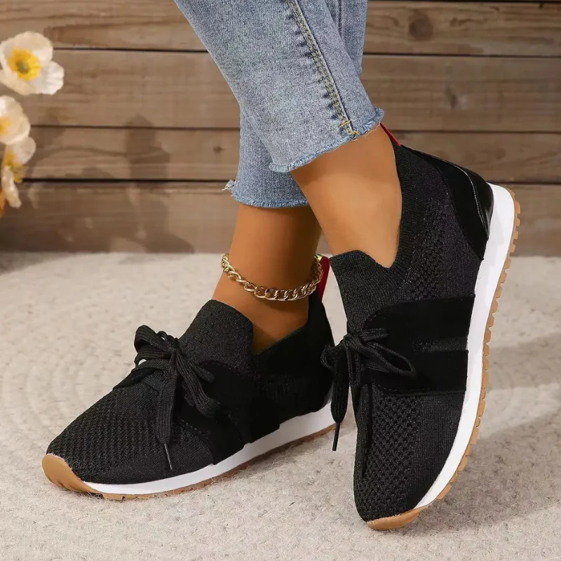 Damen atmungsaktive Mesh-Schnürschuhe | Kompressions - Image 3