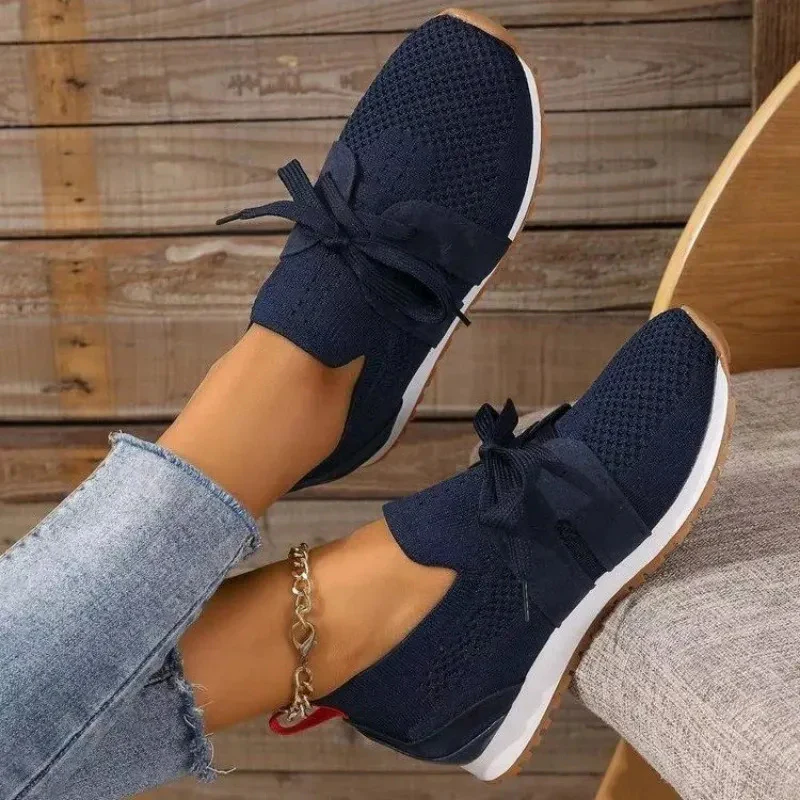 Damen atmungsaktive Mesh-Schnürschuhe | Kompressions - Image 8