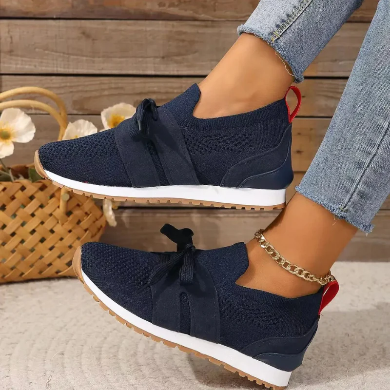 Damen atmungsaktive Mesh-Schnürschuhe | Kompressions - Image 9
