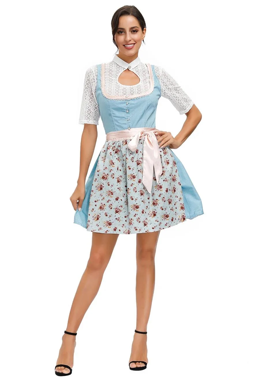 Damen Bayerisches Oktoberfest Dirndl Kleid - Image 2