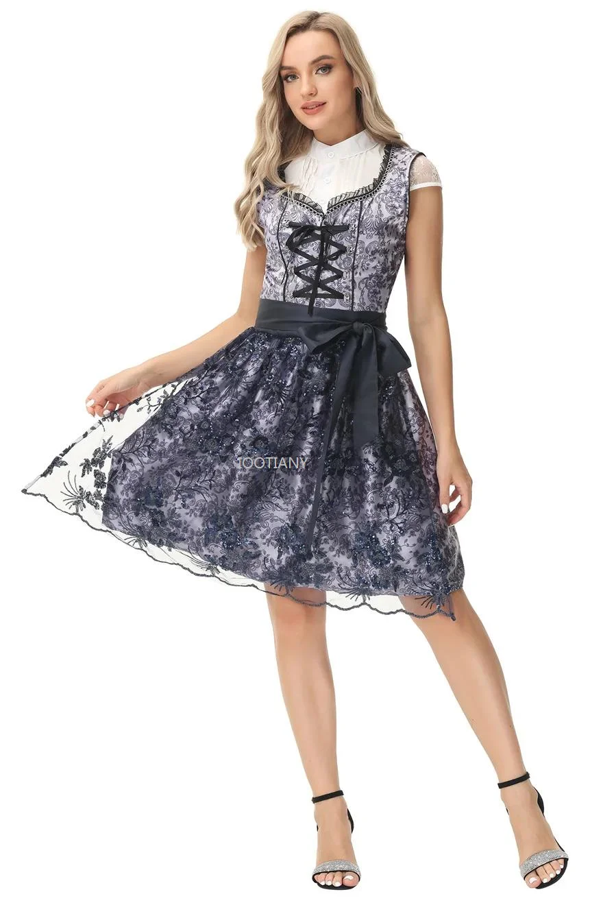 Damen Bayerisches Oktoberfest Dirndl Kleid - Image 3