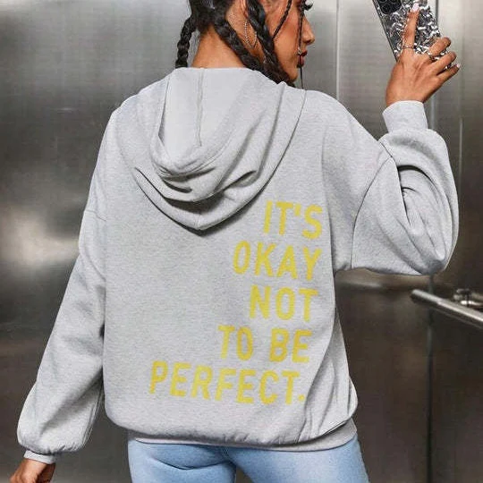 Damen Bedruckter Kapuzenpullover | Langarm - Image 2
