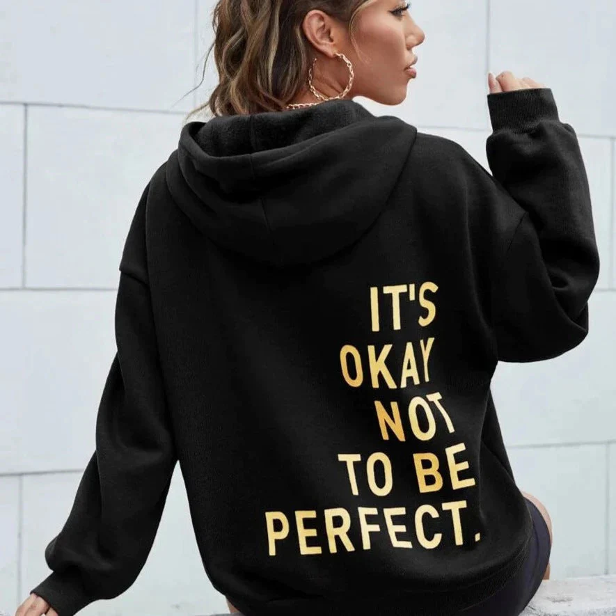 Damen Bedruckter Kapuzenpullover | Langarm - Image 8