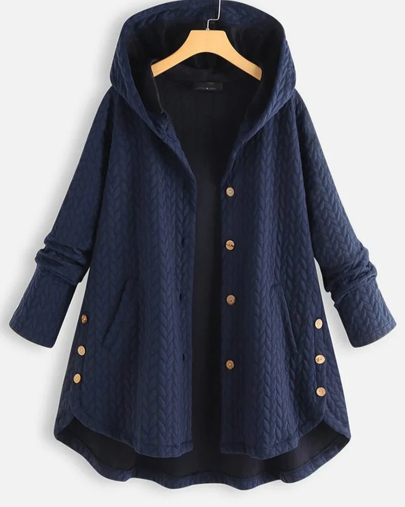 Damen bequeme Kapuzenjacke | Lang - Image 3
