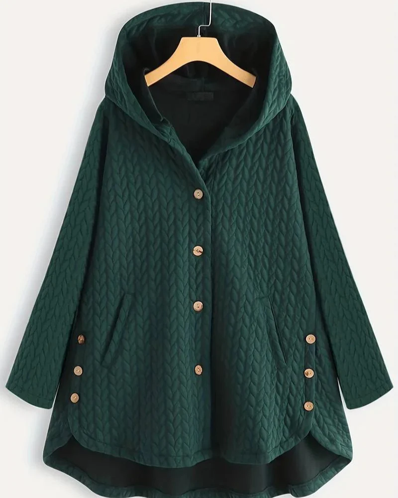 Damen bequeme Kapuzenjacke | Lang - Image 7