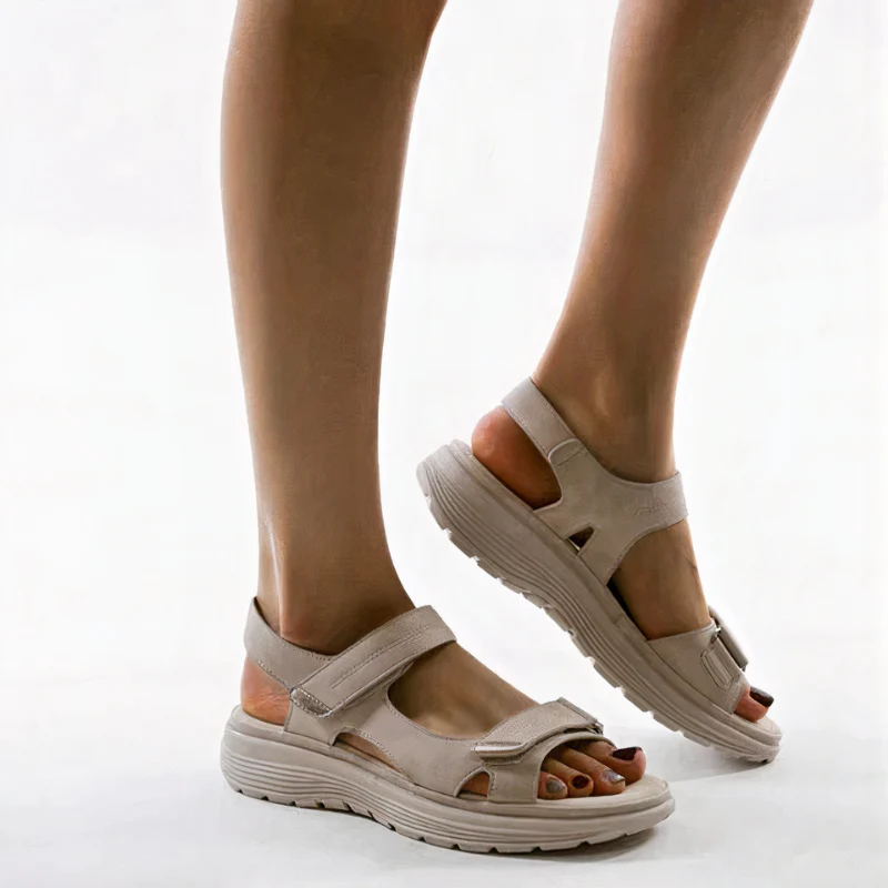 Damen bequeme Walkingsandalen | Riemchen - Image 2