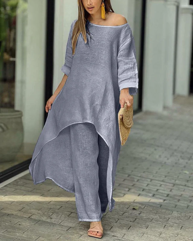 Damen Bequemes Trendiges Freizeitset | Sommerlich - Image 5