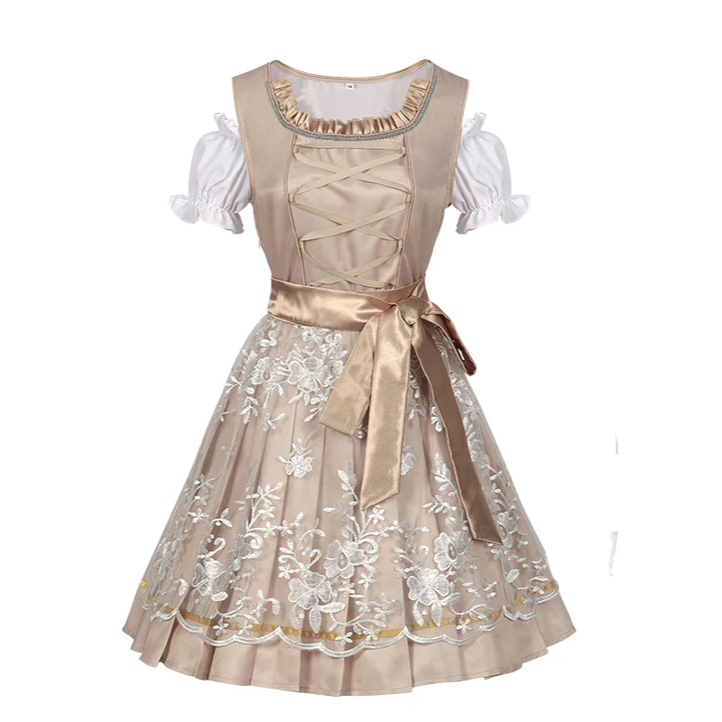 Damen Besticktes Traditionelles Kleid | Midi - Image 2