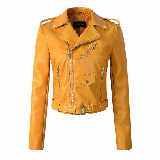 Damen Bikerjacke mit Reißverschluss | Klassisch - Image 4