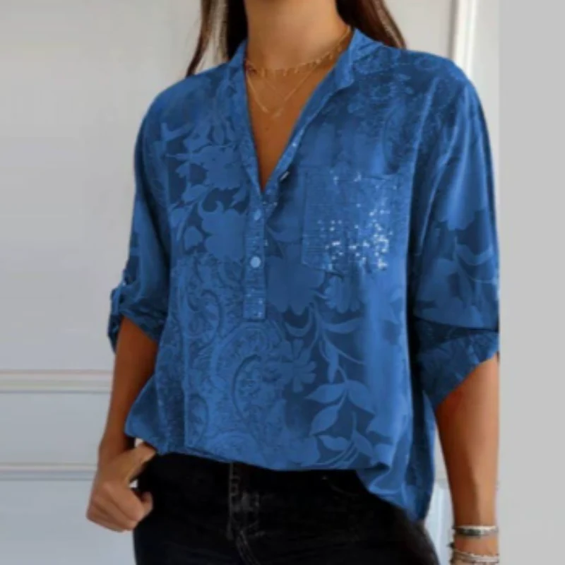 Damen Blumen Button Down Hemd | Leicht - Image 4