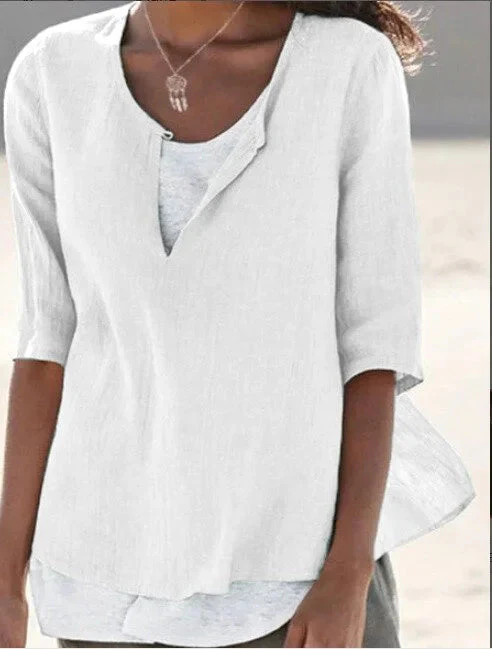 Damen Bluse | mehrlagige Ausführung und gleichmäßige Linienführung - Image 2