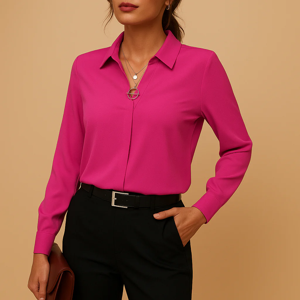 Damen-Bluse mit schlichtem Design | Alltagstauglich - Image 4