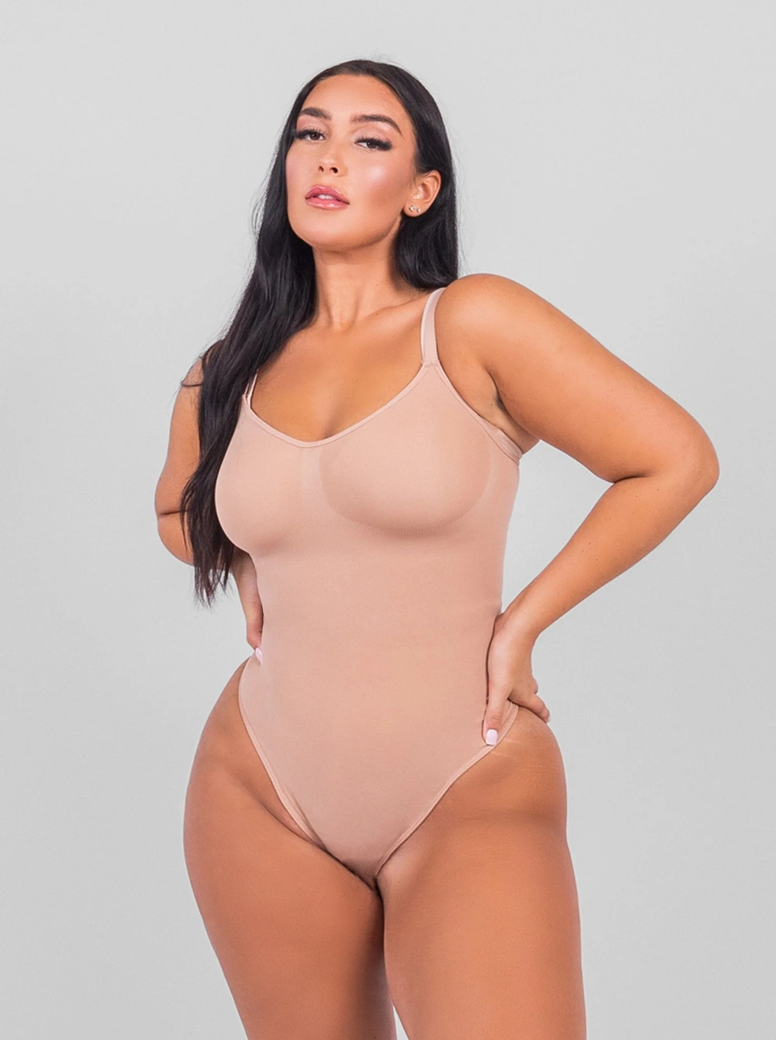 Damen Body | durchgehende Körperform mit Schulterbandern - Image 4