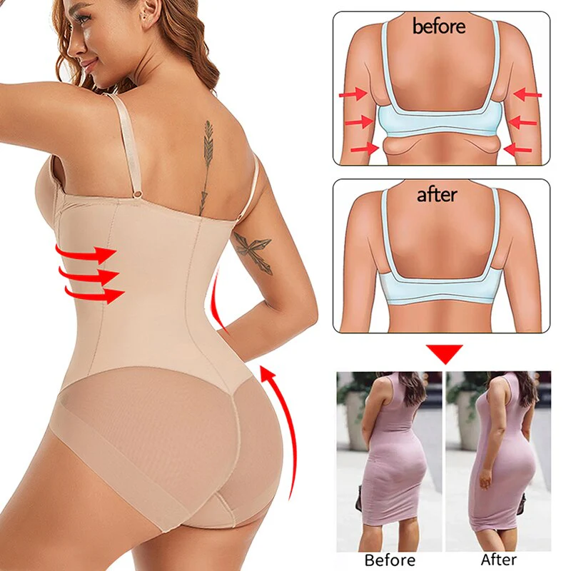 Damen Body | einteilig mit Unterbruststütze und Schulterbändern - Image 3