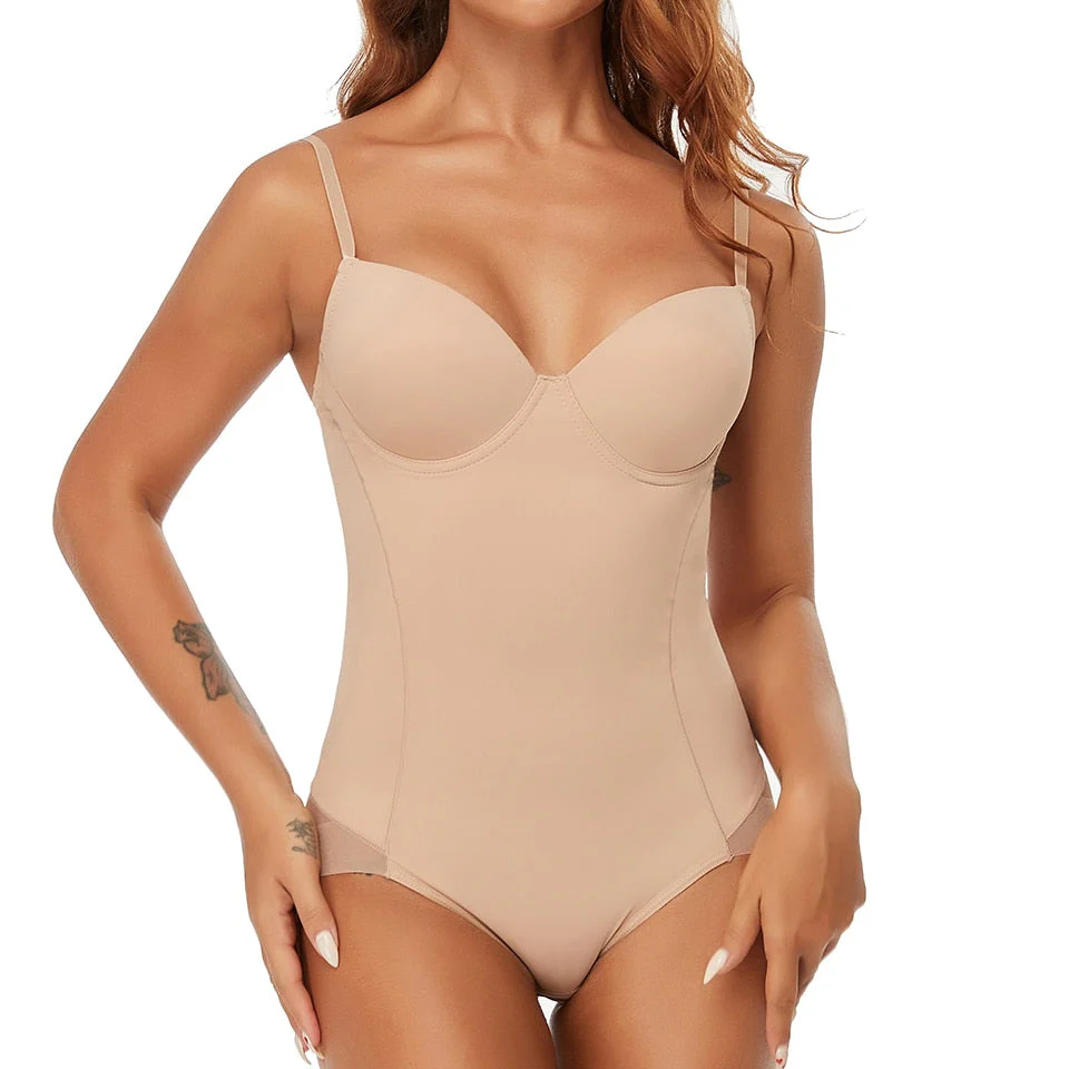 Damen Body | einteilig mit Unterbruststütze und Schulterbändern - Image 5