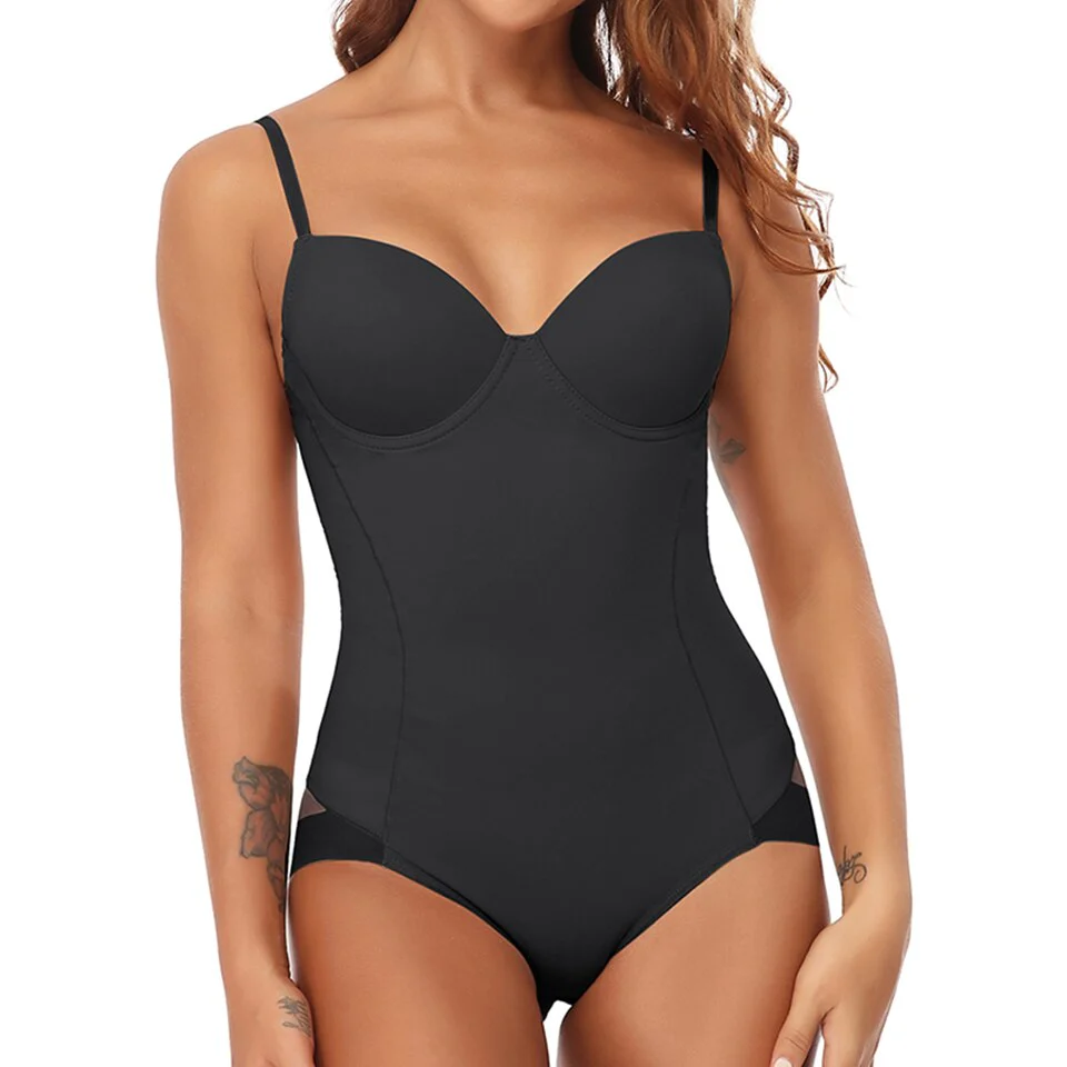 Damen Body | einteilig mit Unterbruststütze und Schulterbändern - Image 6