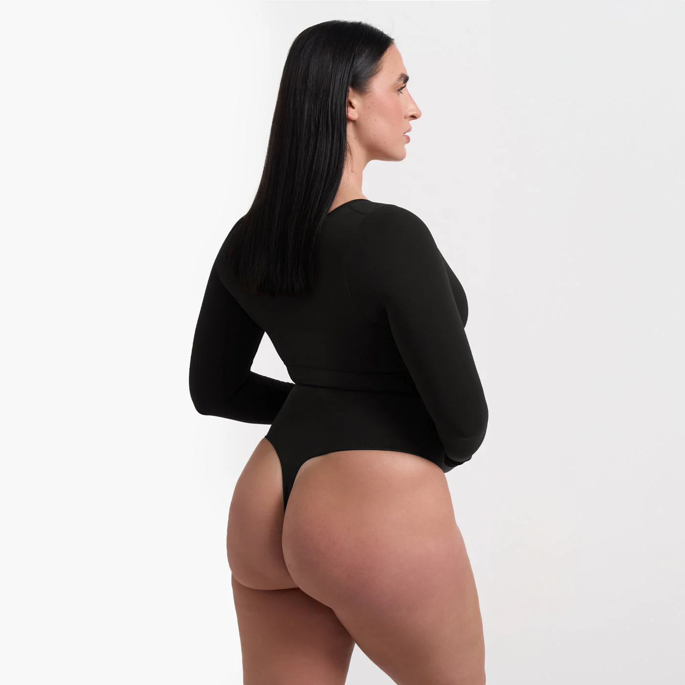 Damen Body | langärmelig mit durchgehender Fläche und Rückenöffnung - Image 3