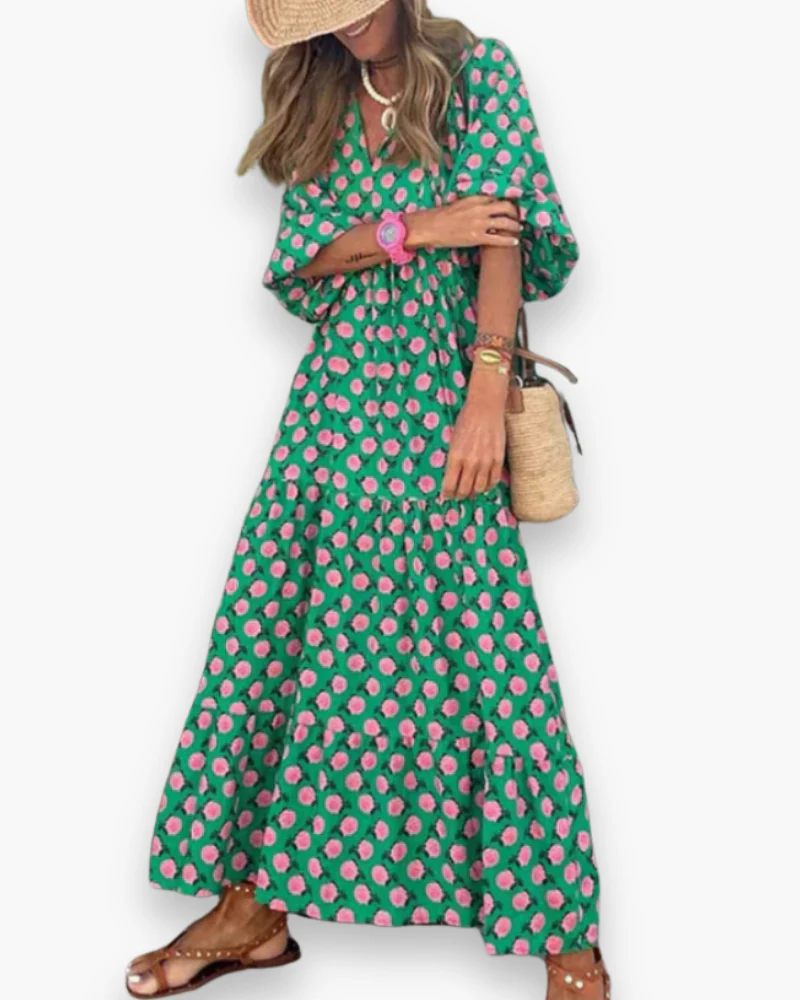 Damen Boho Maxikleid für Sommer | Vielseitiges Freizeitkleid - Image 2