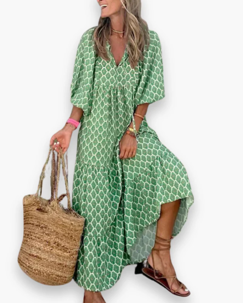 Damen Boho Maxikleid für Sommer | Vielseitiges Freizeitkleid - Image 3