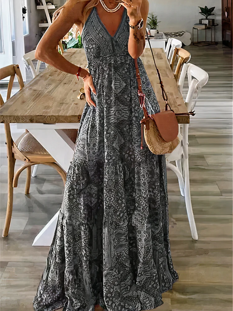 Damen Boho Sommerkleid Kleid | Maxi - Image 5