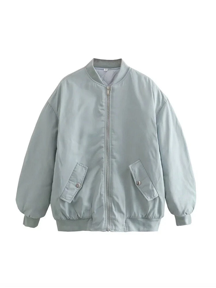 Damen Bomber Übergangsjacke | Übergroße - Image 9