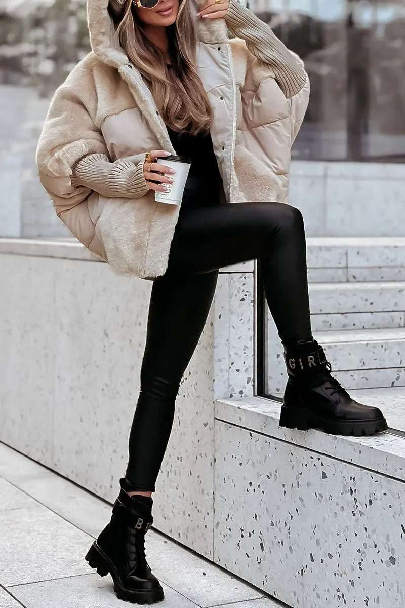 Damen Bomberjacke mit Kapuze | Modischer Schnitt - Image 8