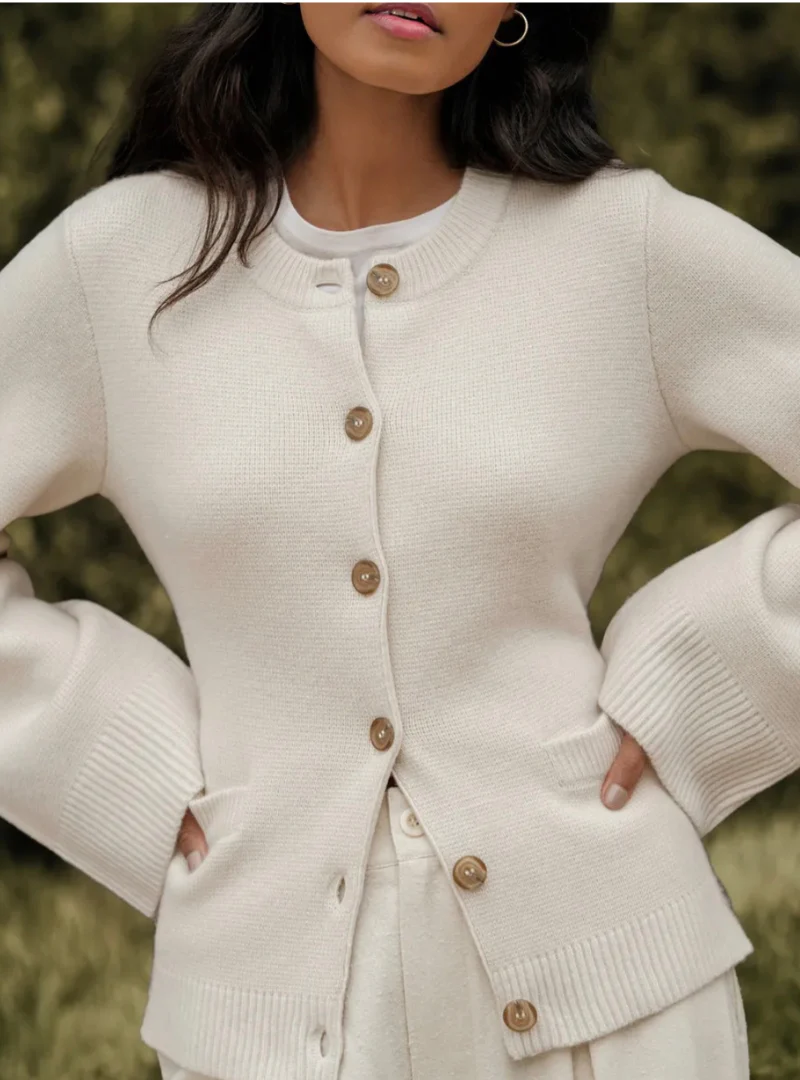Damen Cardigan mit Ausgestellten Ärmeln | Lässig - Image 3