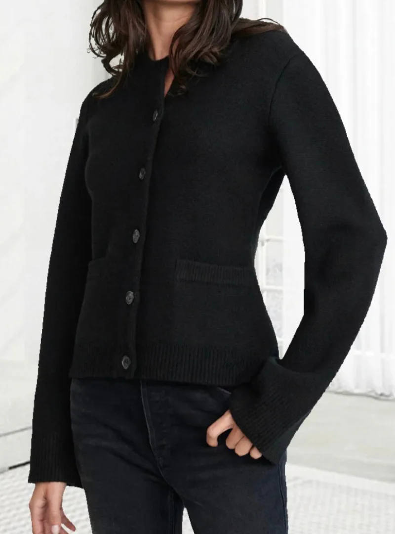 Damen Cardigan mit Ausgestellten Ärmeln | Lässig - Image 4