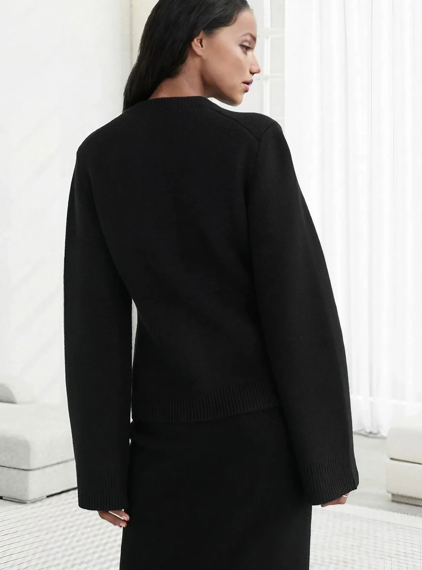 Damen Cardigan mit Ausgestellten Ärmeln | Lässig - Image 9