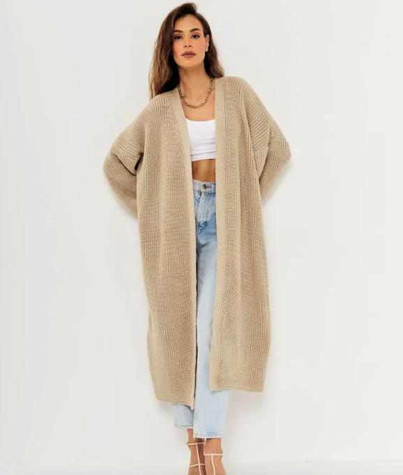 Damen Cardigan mit Offene Vorderseite | Lassig - Image 2