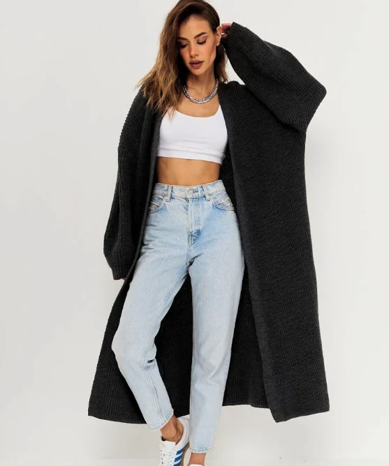 Damen Cardigan mit Offene Vorderseite | Lassig - Image 3