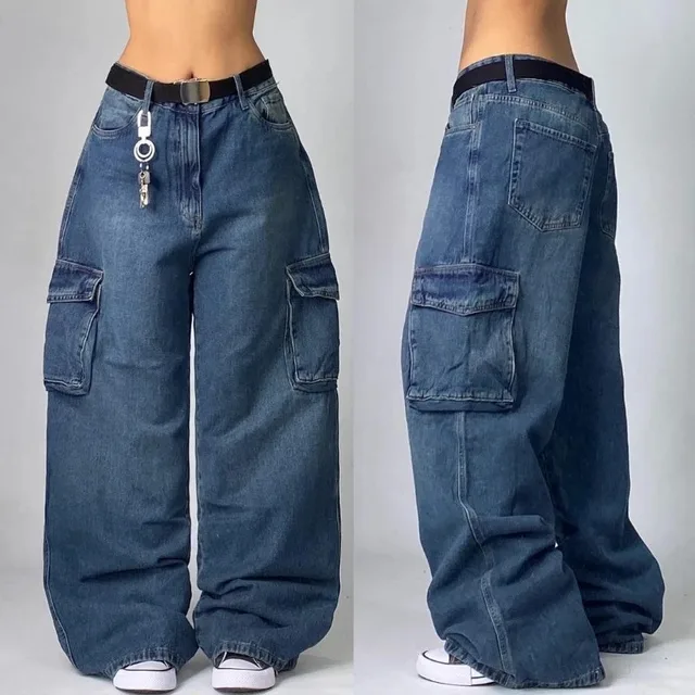Damen Cargo-Hose | Lockere Form mit seitlichen Taschen